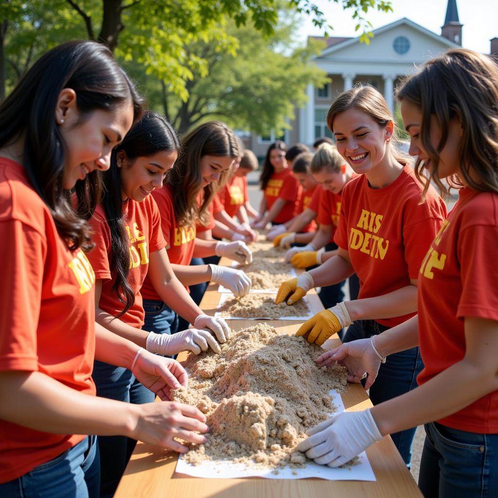 Golden Key Members Volunteering