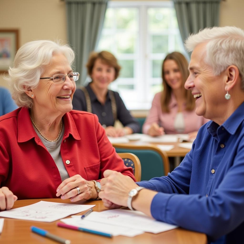 Seniors Engaging in Activities at Good Samaritan Society - Maplewood