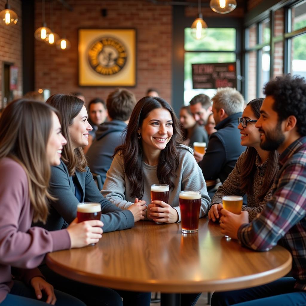 Good Society Brewery Diverse Patrons