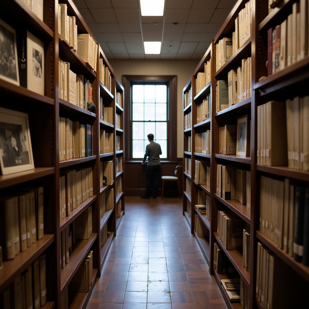 Archival photos and documents at the Goshen Historical Society