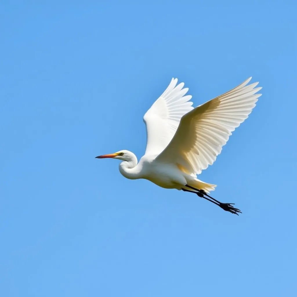 Great Egret Soaring