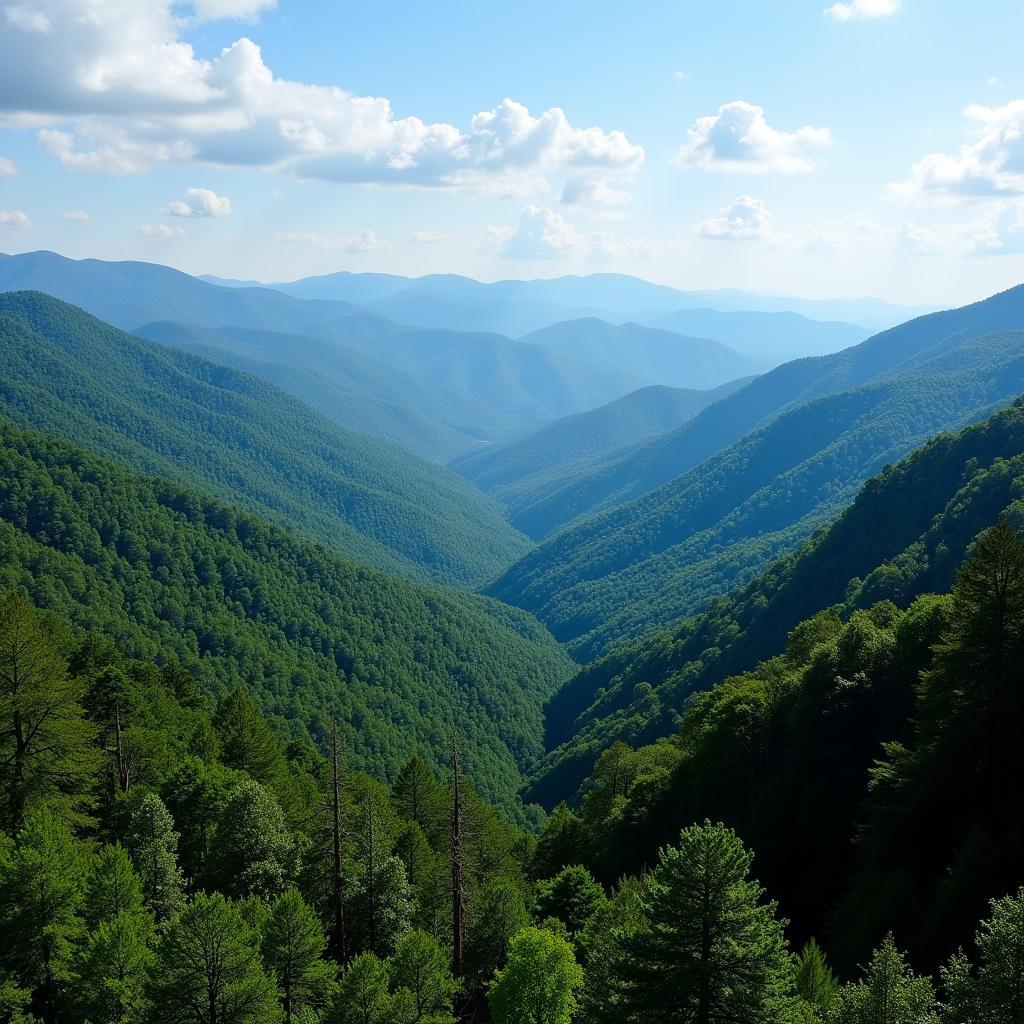 Wilderness area in the Great Smoky Mountains National Park