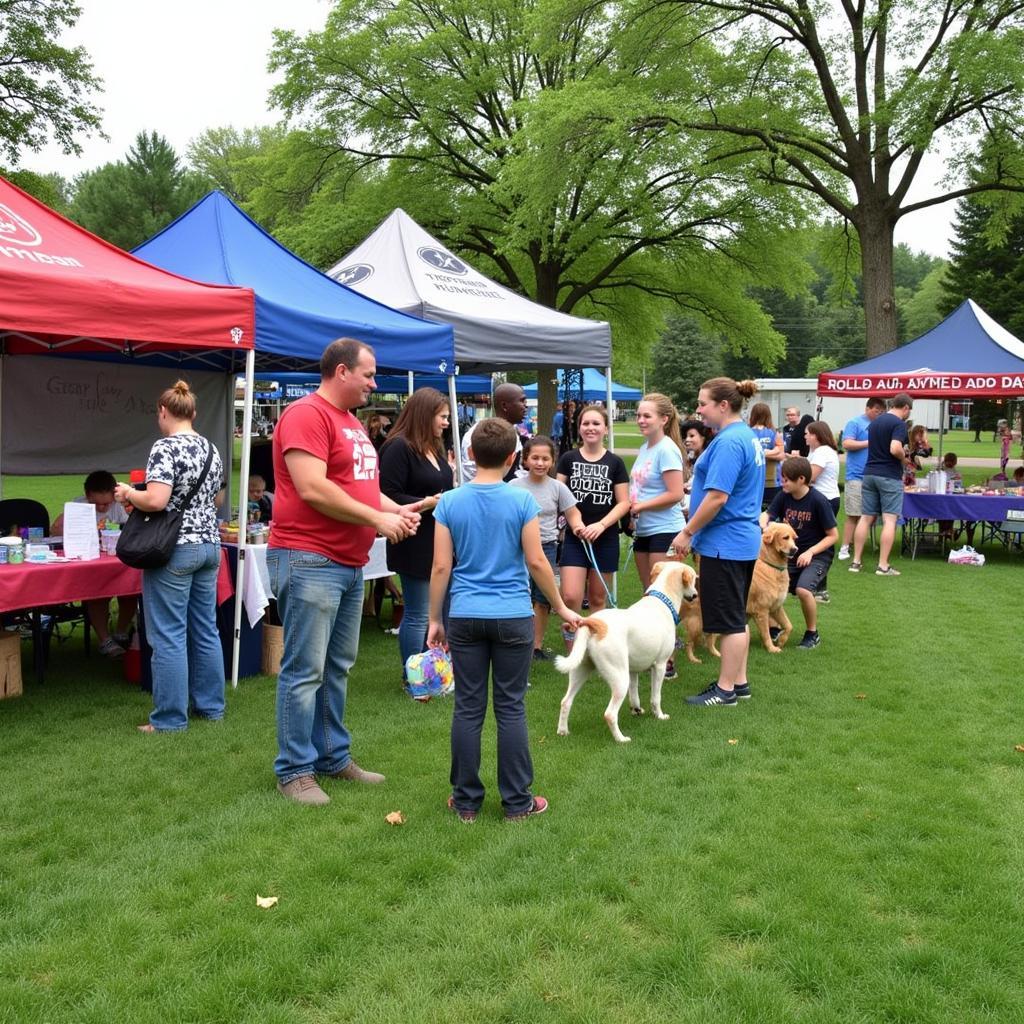 Greenbelt Humane Society hosts a community adoption event.