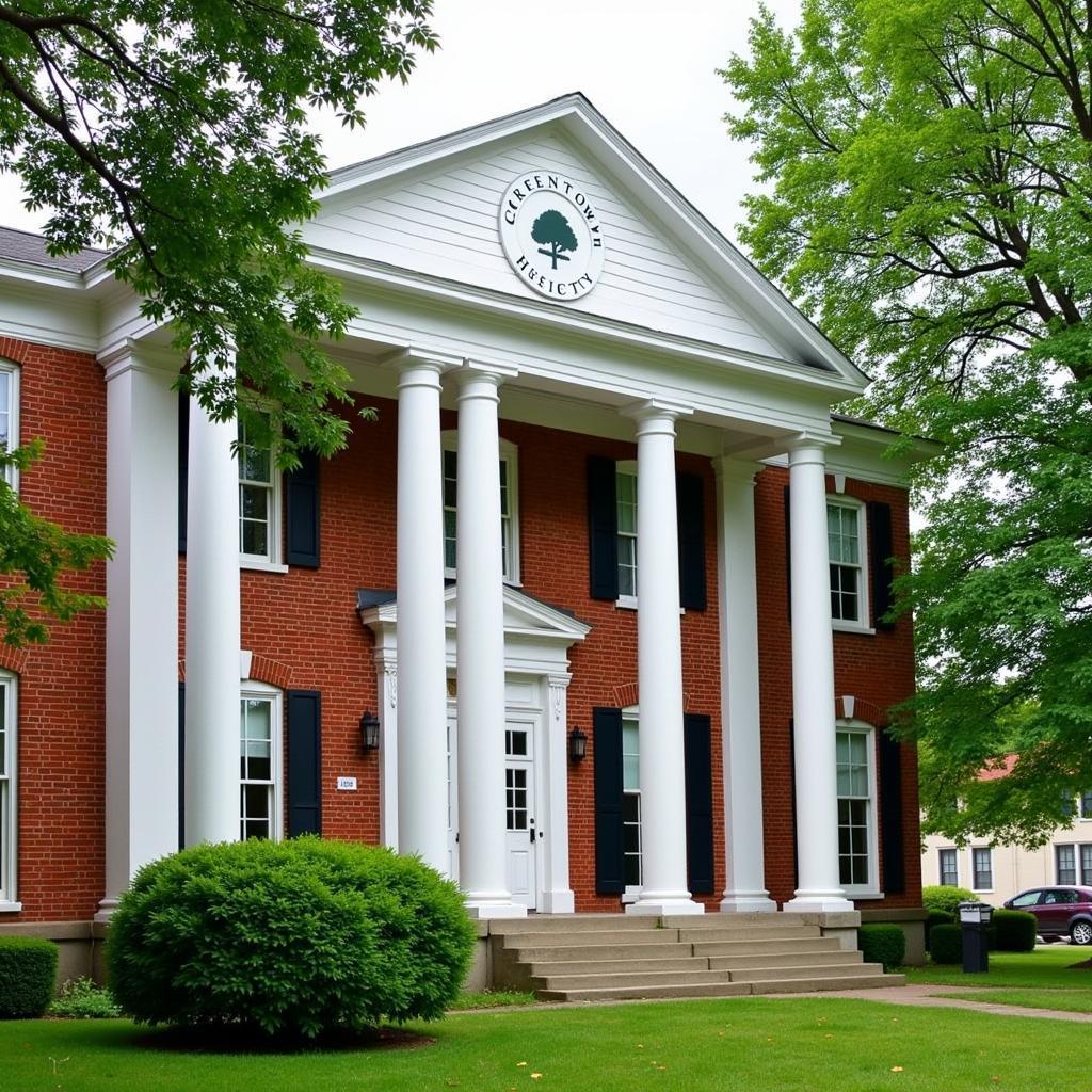 The Greentown Historical Society Building