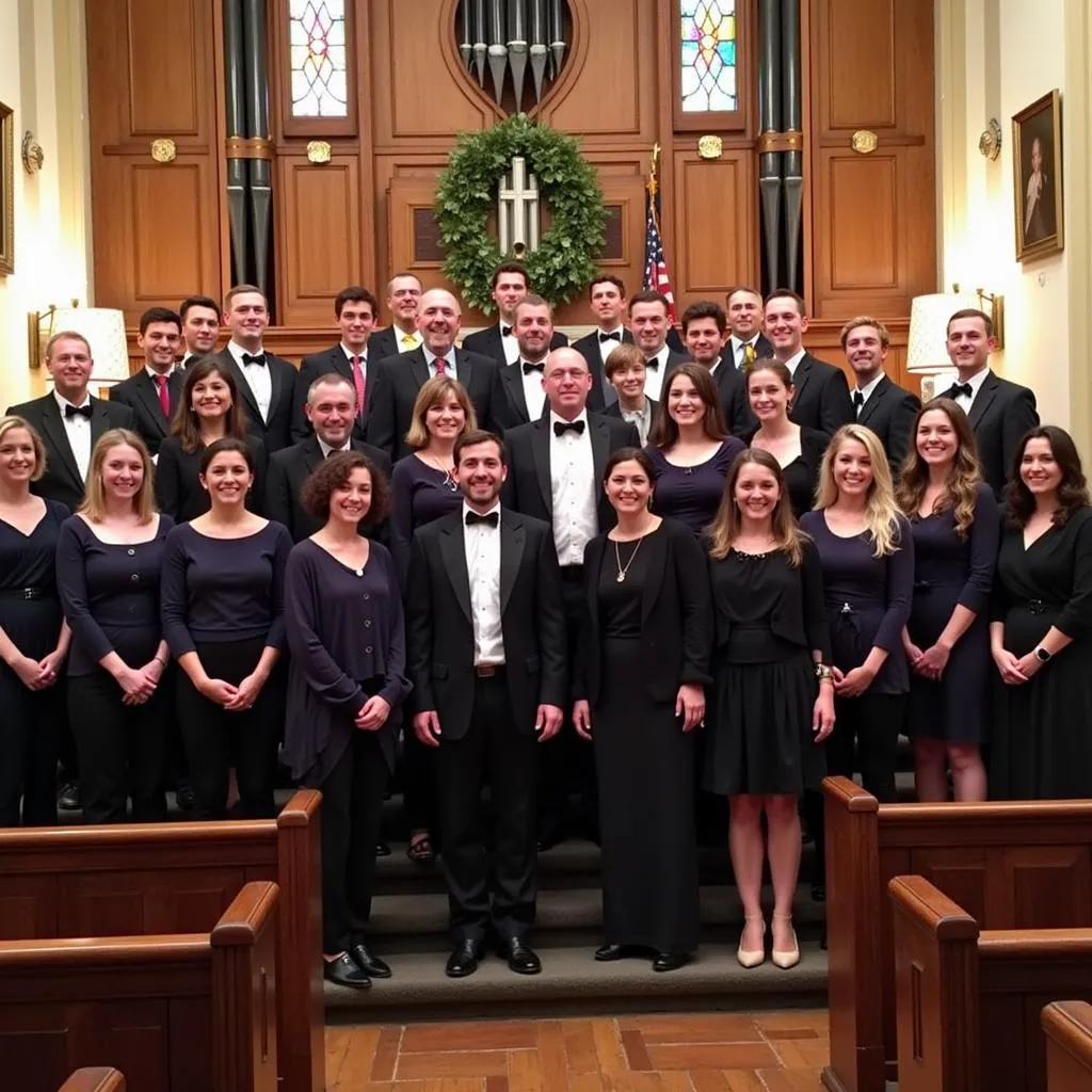 Members of the Greenville Choral Society