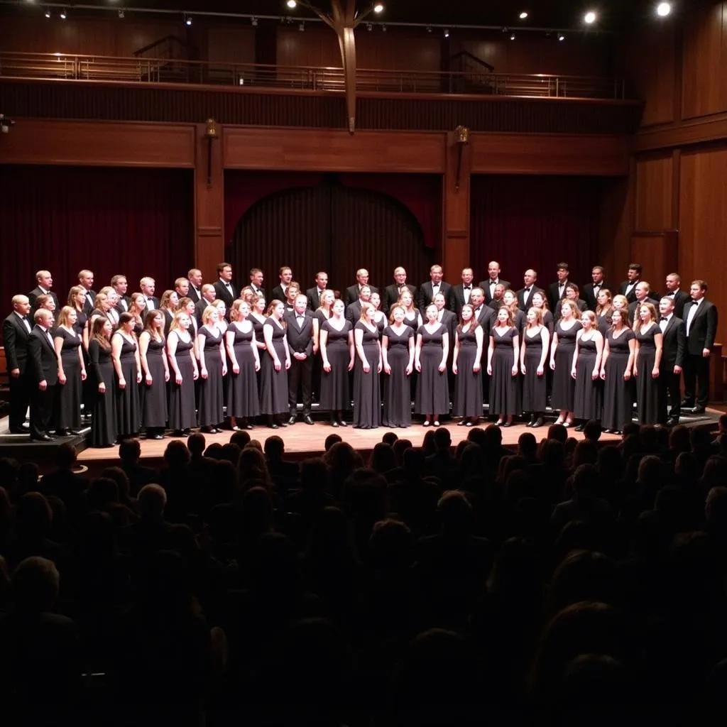 Greenville Choral Society Performing at a Concert