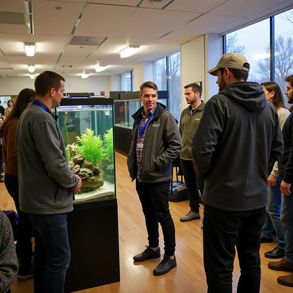 Group of Greenwater Aquarists at a Meeting