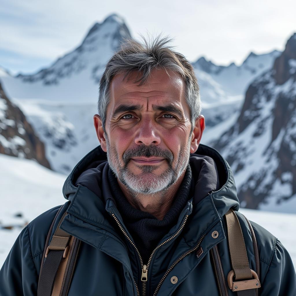 Gustavo Zerbino in the Andes Mountains