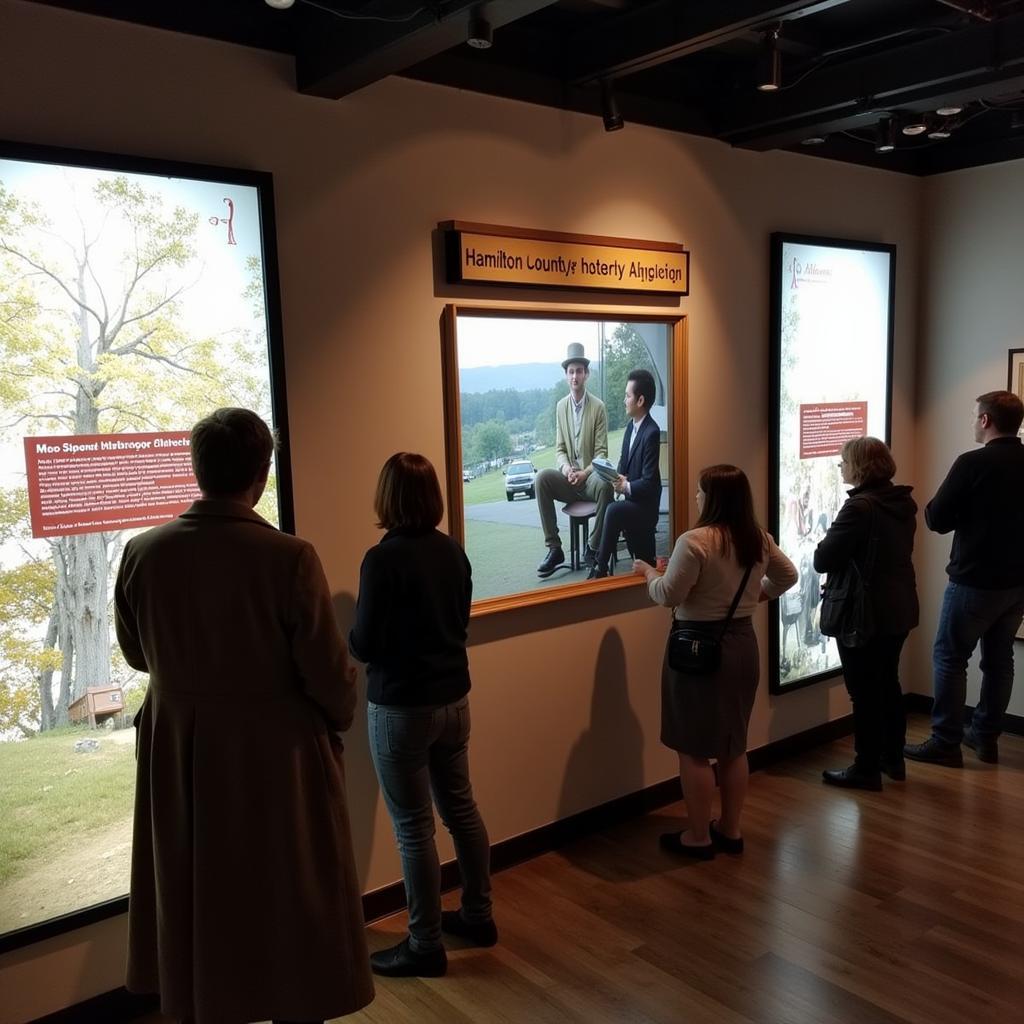 Interactive Exhibit at the Hamilton County Historical Society