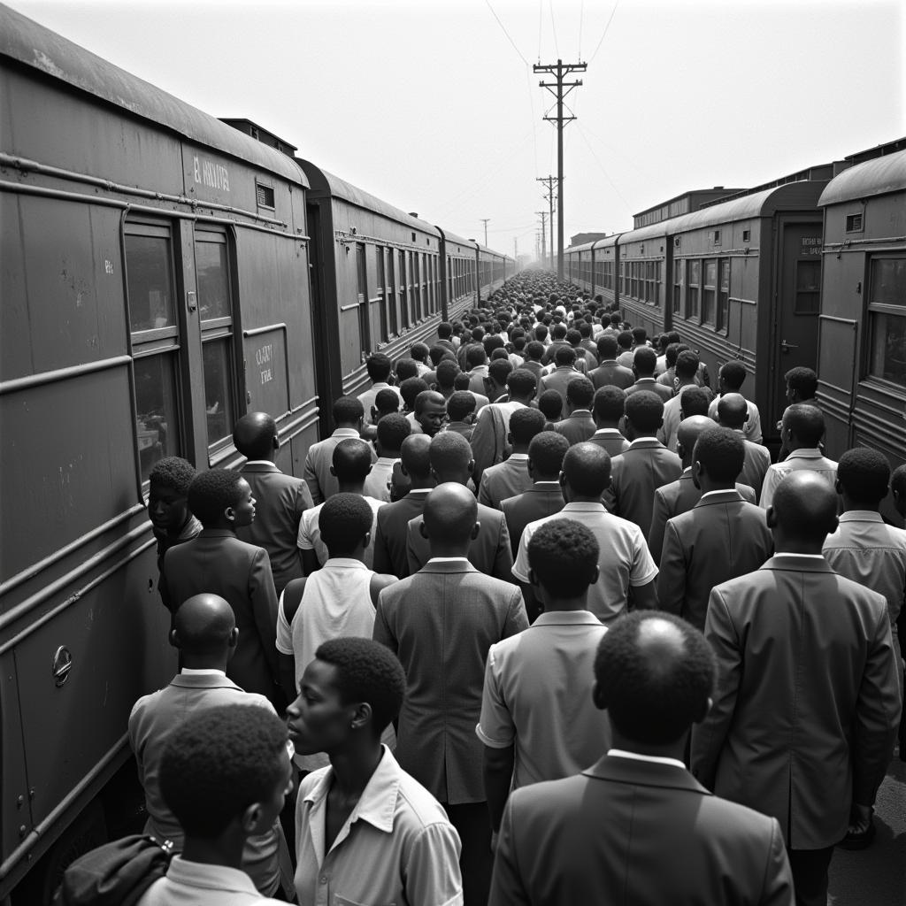 African Americans Migrating North