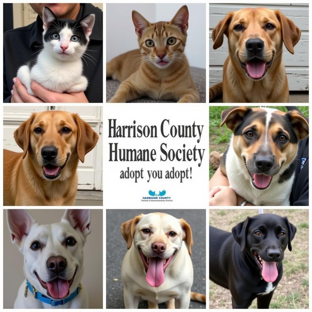 Adoptable pets at Harrison County Humane Society