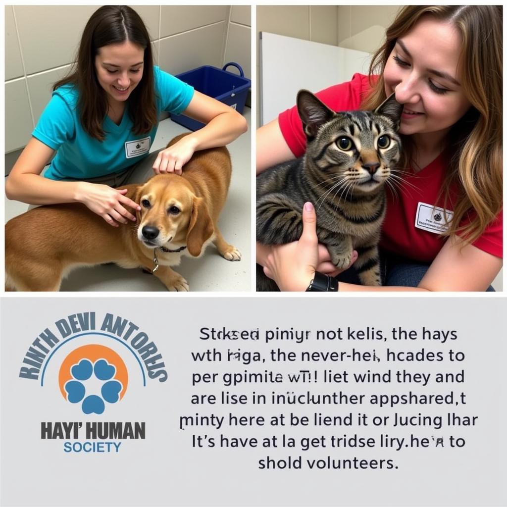 Volunteers at Hays Humane Society