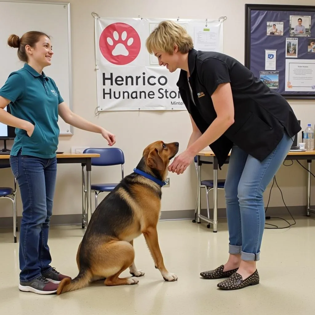 Dog Training at the Henrico Humane Society