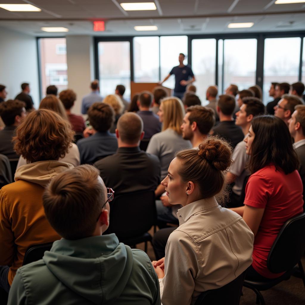 Attendees at a Historical Society of Princeton event