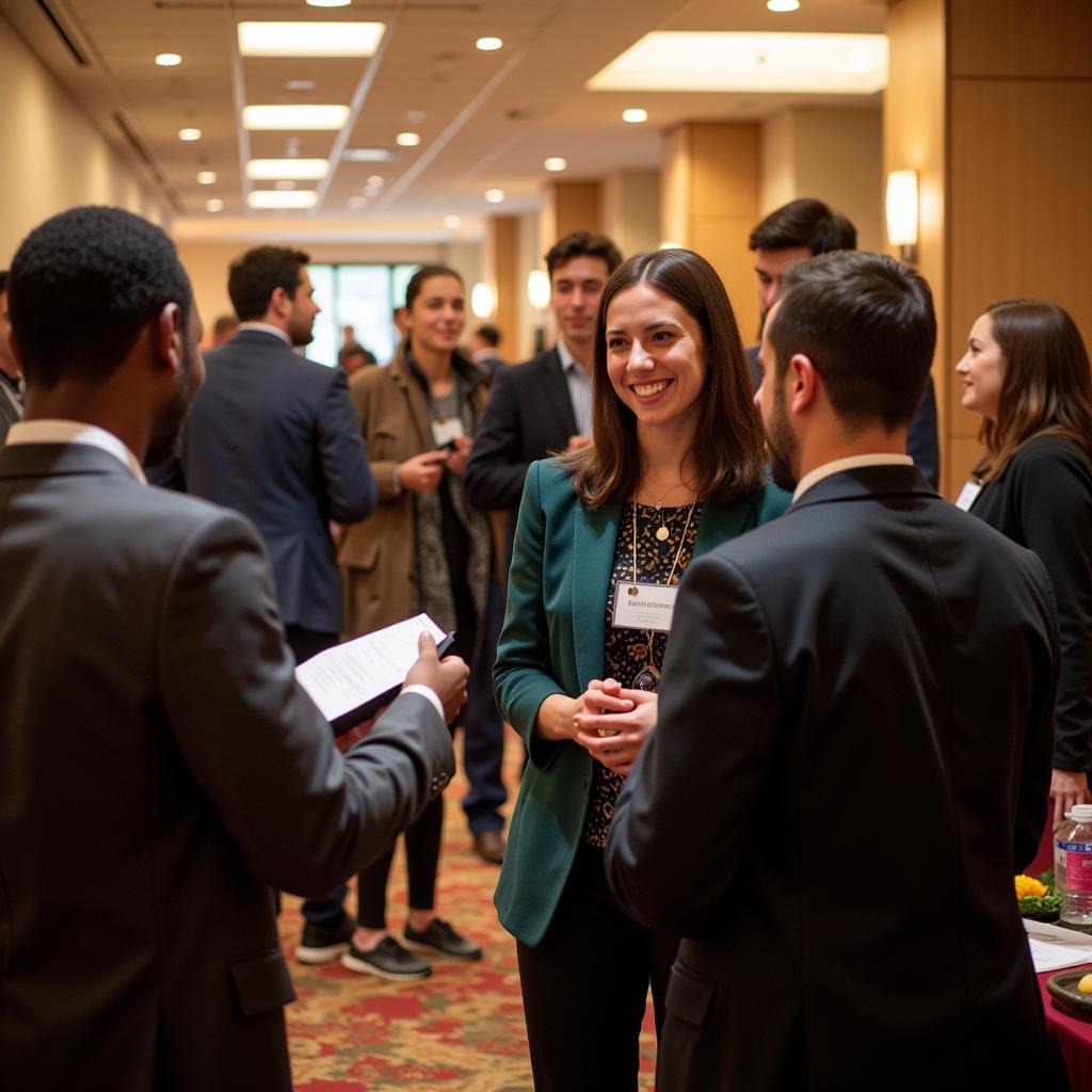 Networking Event at an Honor Society Conference