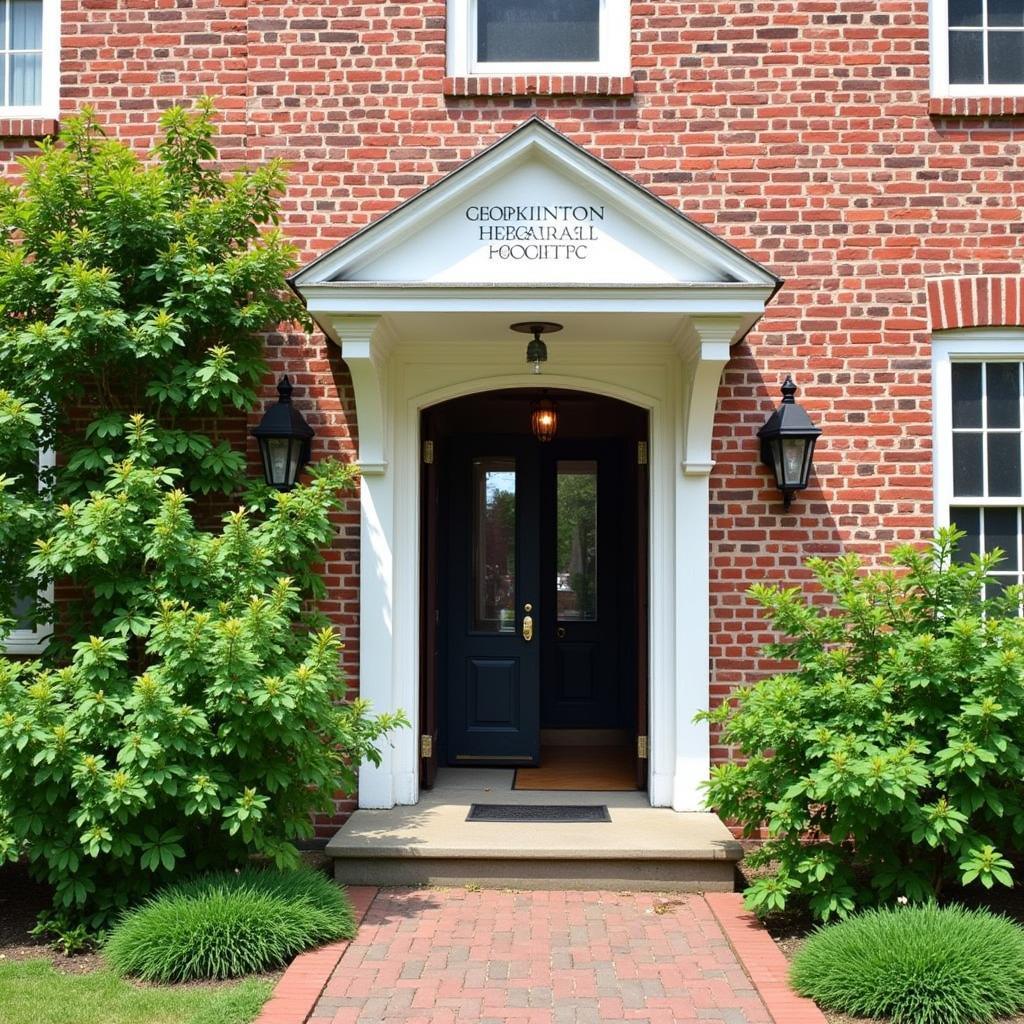 The exterior of the Hopkinton Historical Society building