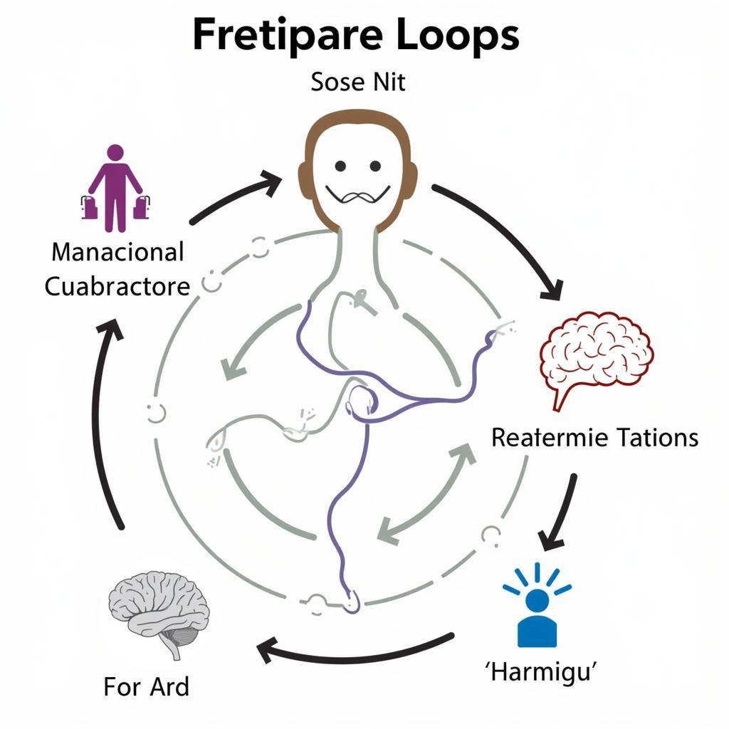 Visual representation of the interconnectedness of hormones, brain, and behavior.