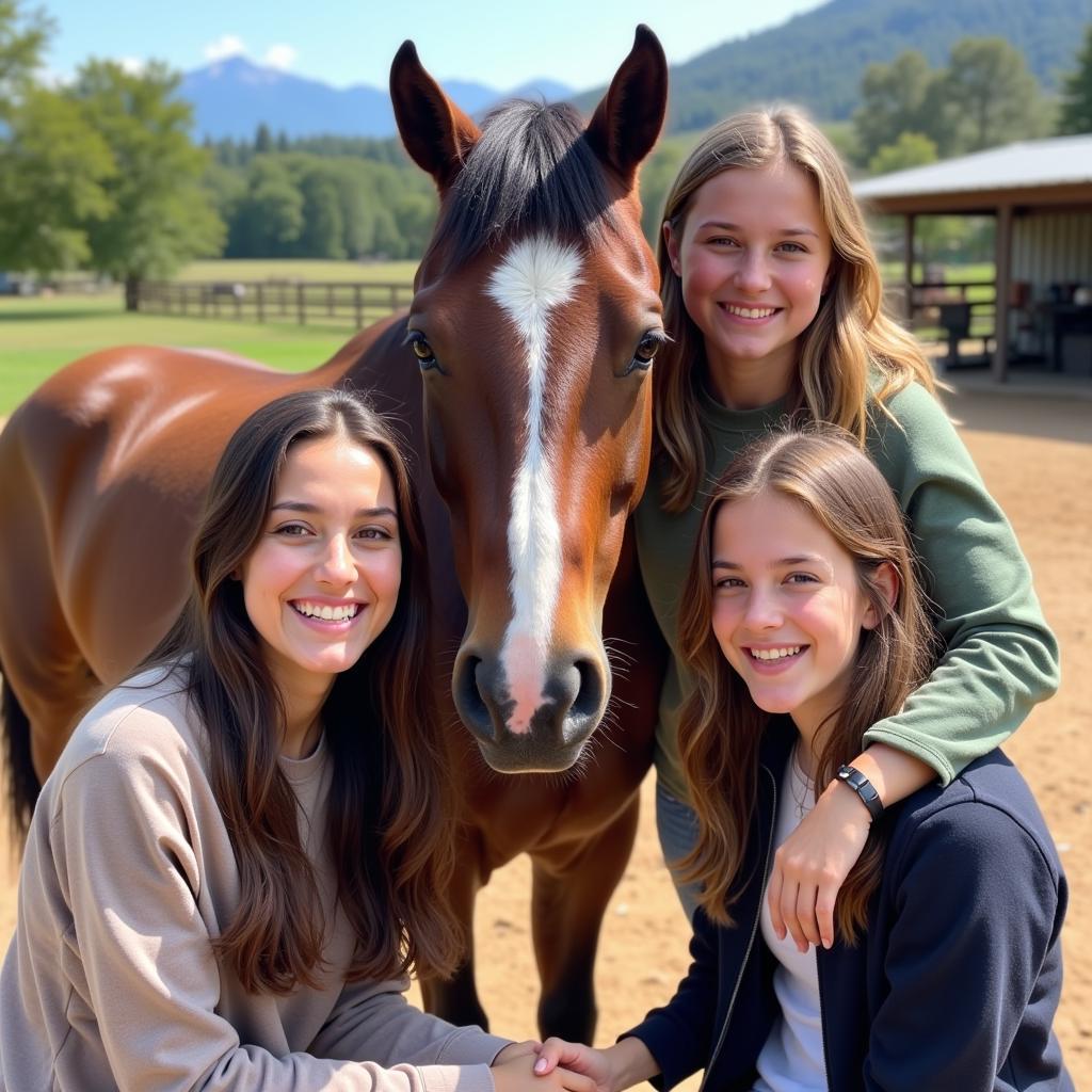 A successful horse adoption at the Virginia Equine Welfare Society