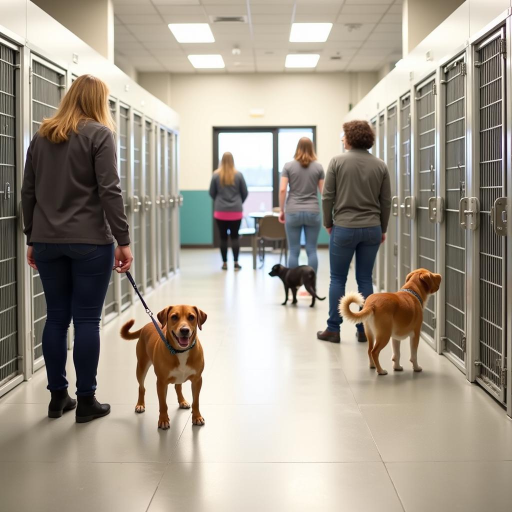 Humane society adoption center