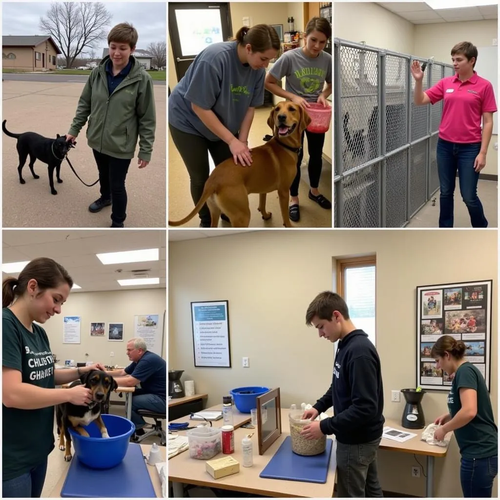 Volunteering at Humane Society Bismarck