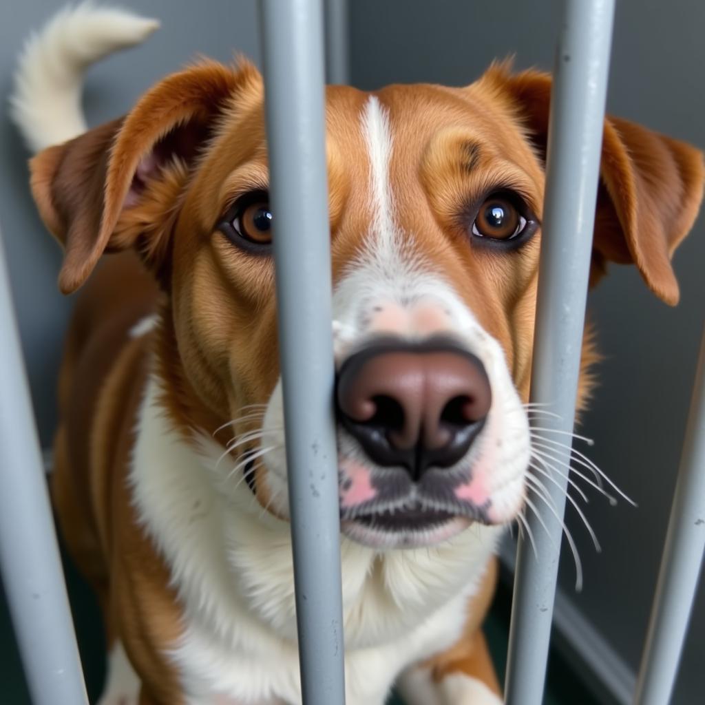 Dog awaiting adoption at HSCC