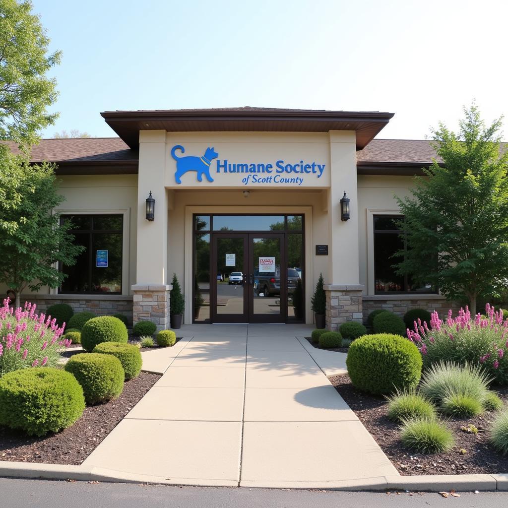 Humane Society of Scott County building in Davenport, Iowa