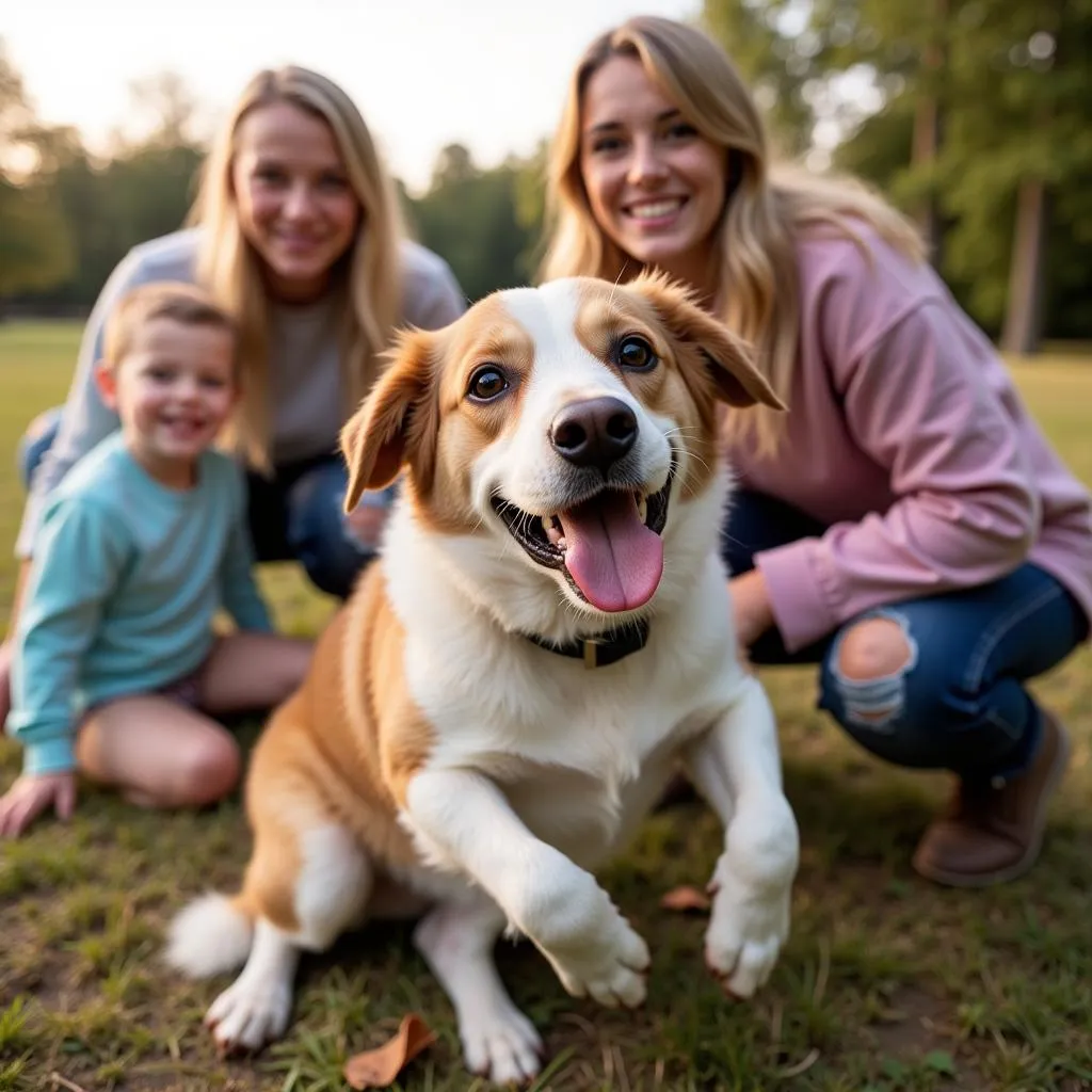 Dog Adoption at Humane Society