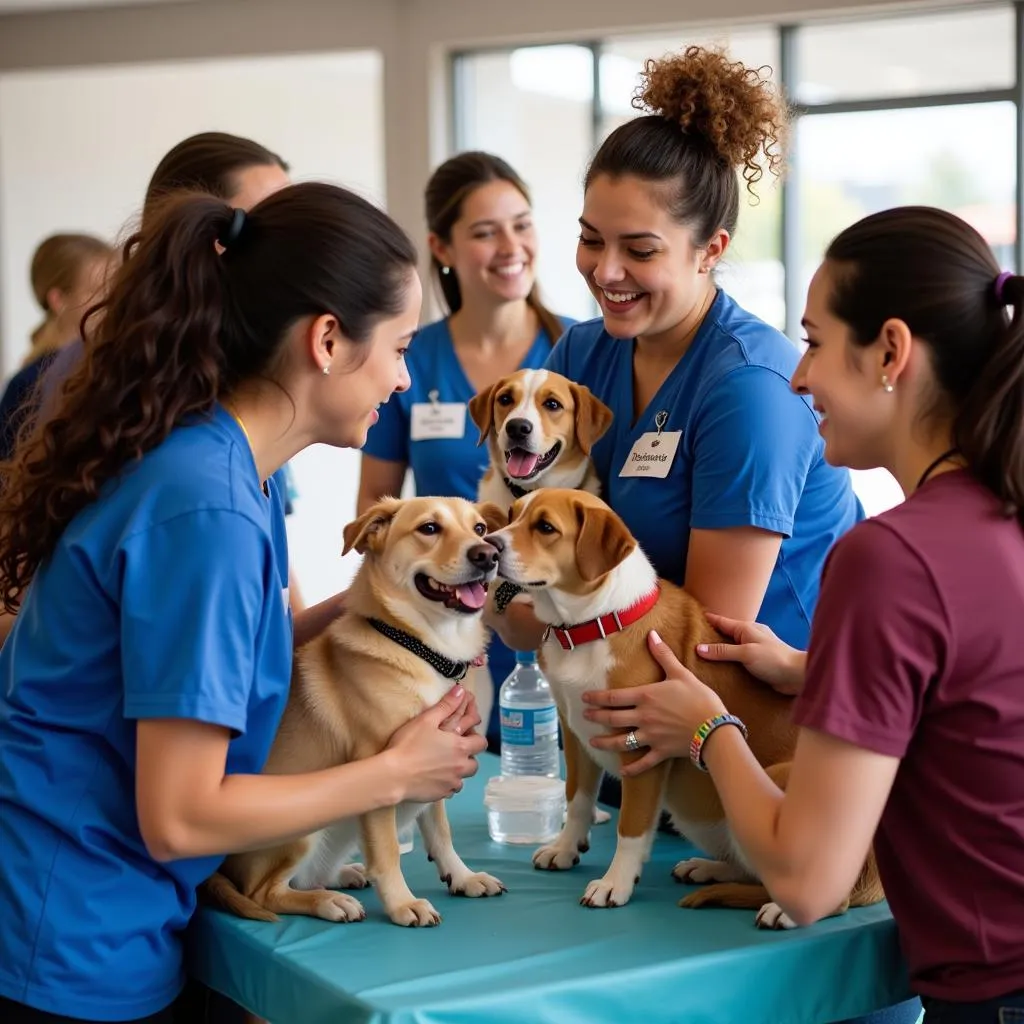 Volunteers at Humane Society Fremont Ohio