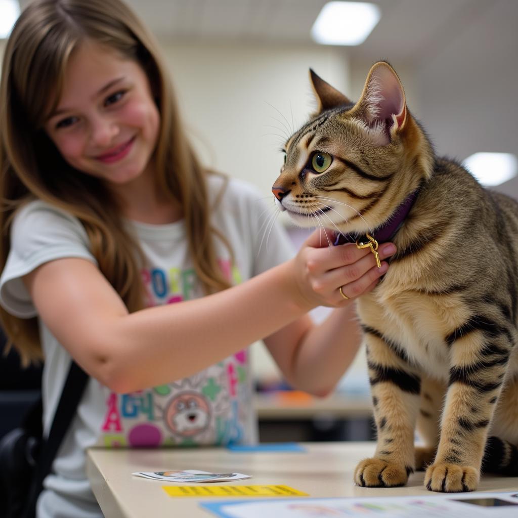 Cat adoption event at the Humane Society