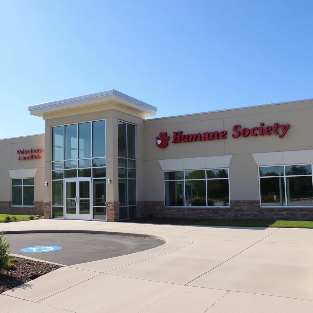 Modern Humane Society Building in Kenosha