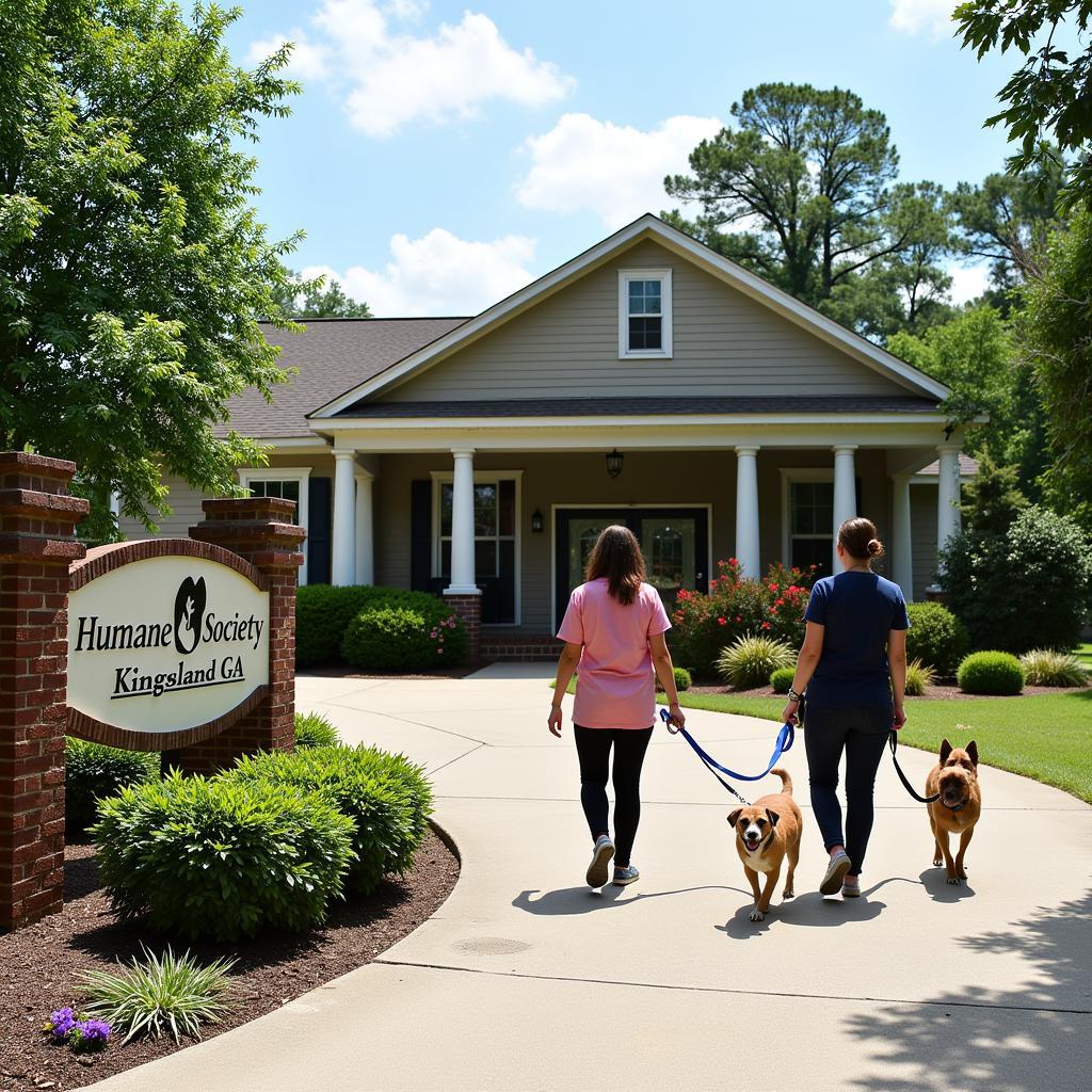 Humane Society Kingsland GA building exterior