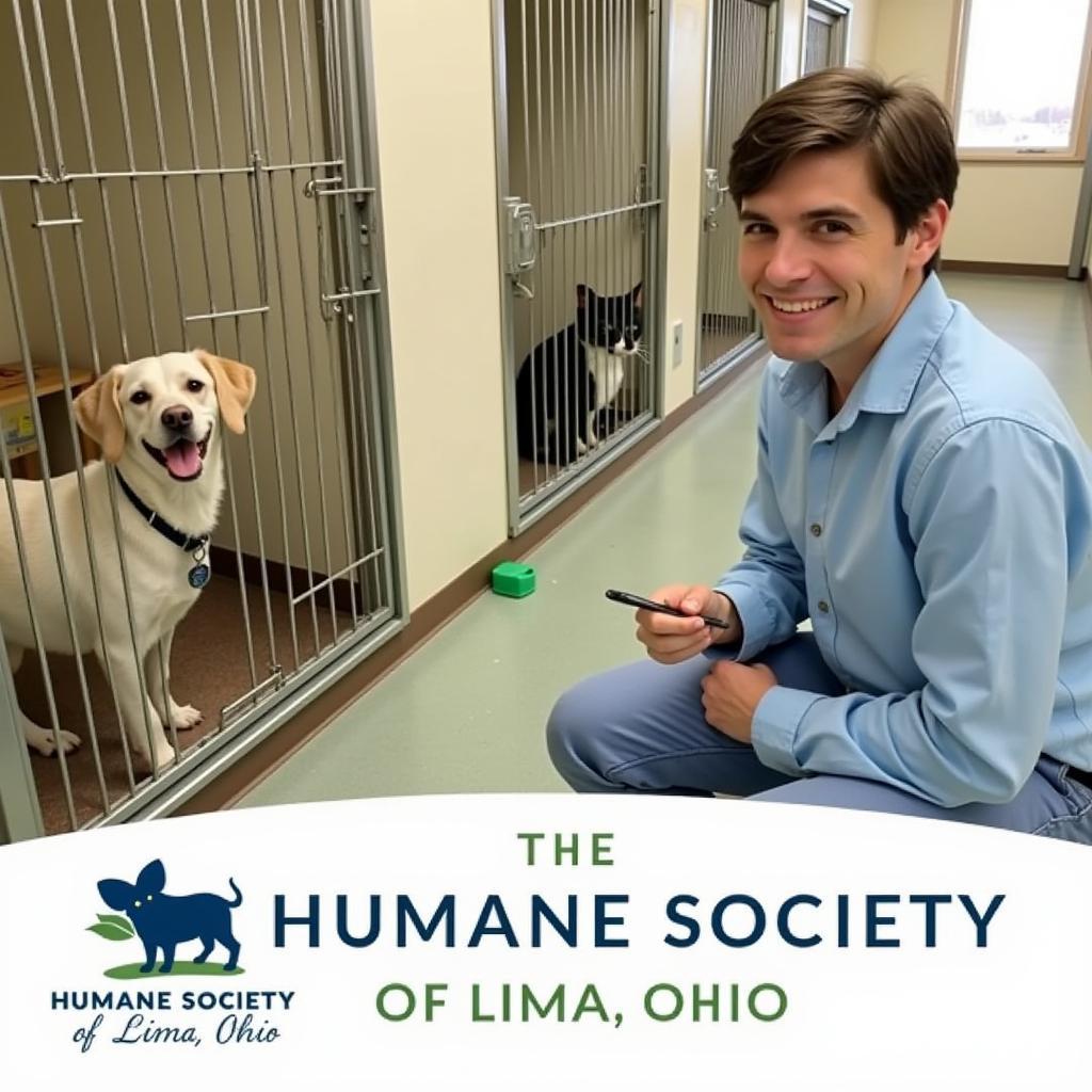 Adoptable dogs and cats at the Humane Society of Lima, Ohio