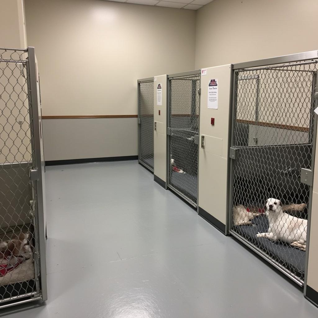 Spacious and Clean Kennels at Humane Society Madison GA