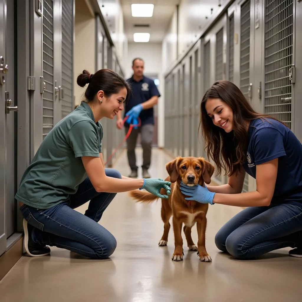 Volunteers at the Humane Society Marathon County