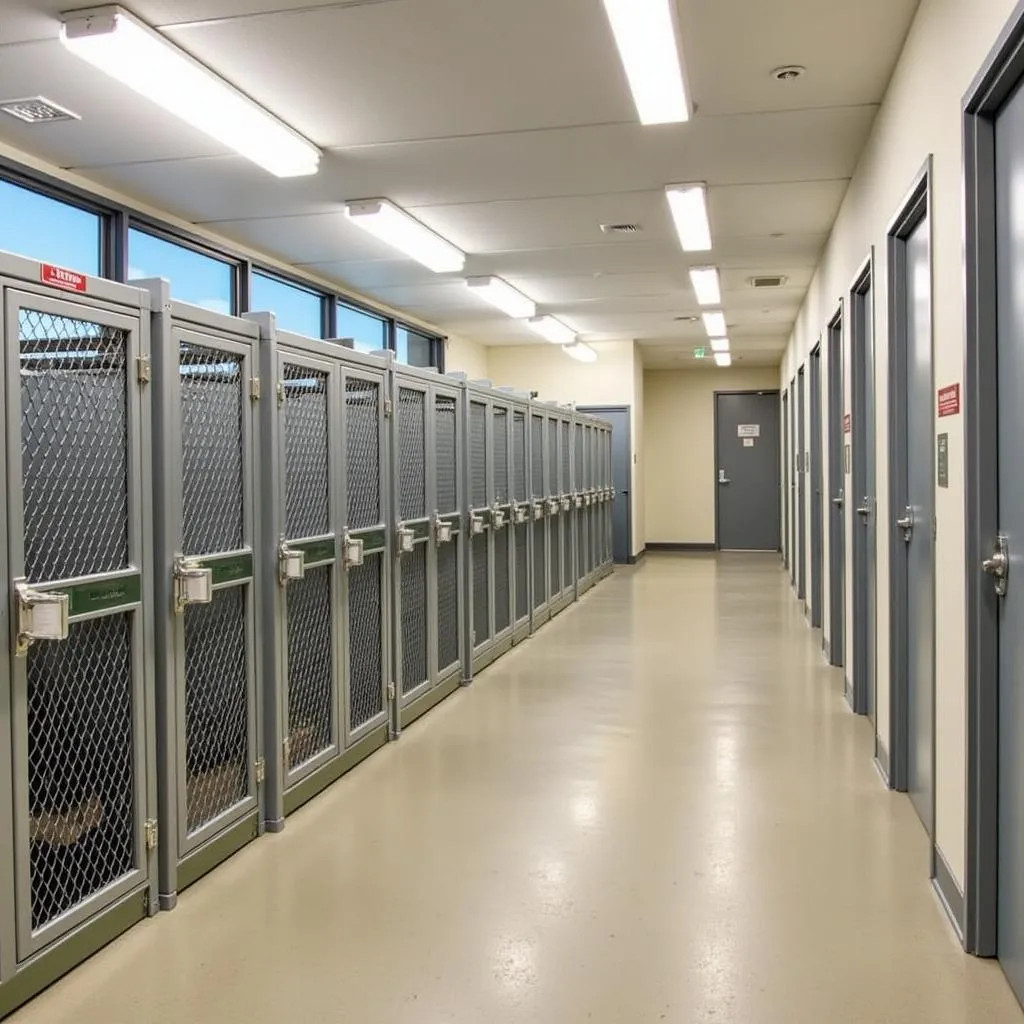 Humane Society Medford Oregon: Modern facility with spacious kennels.