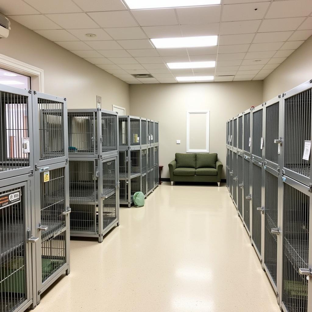 Spacious and welcoming adoption center at HSAC