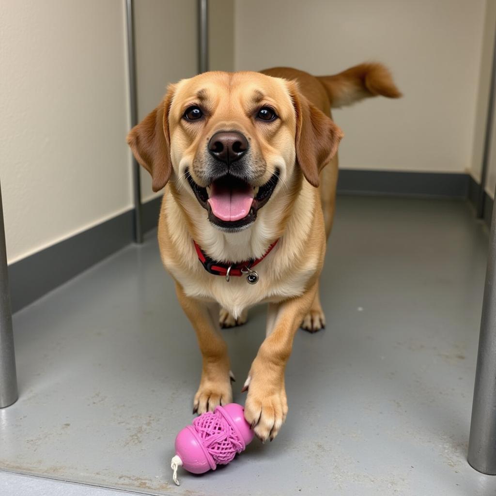 Rescued Dog at the Humane Society Moreno Valley CA