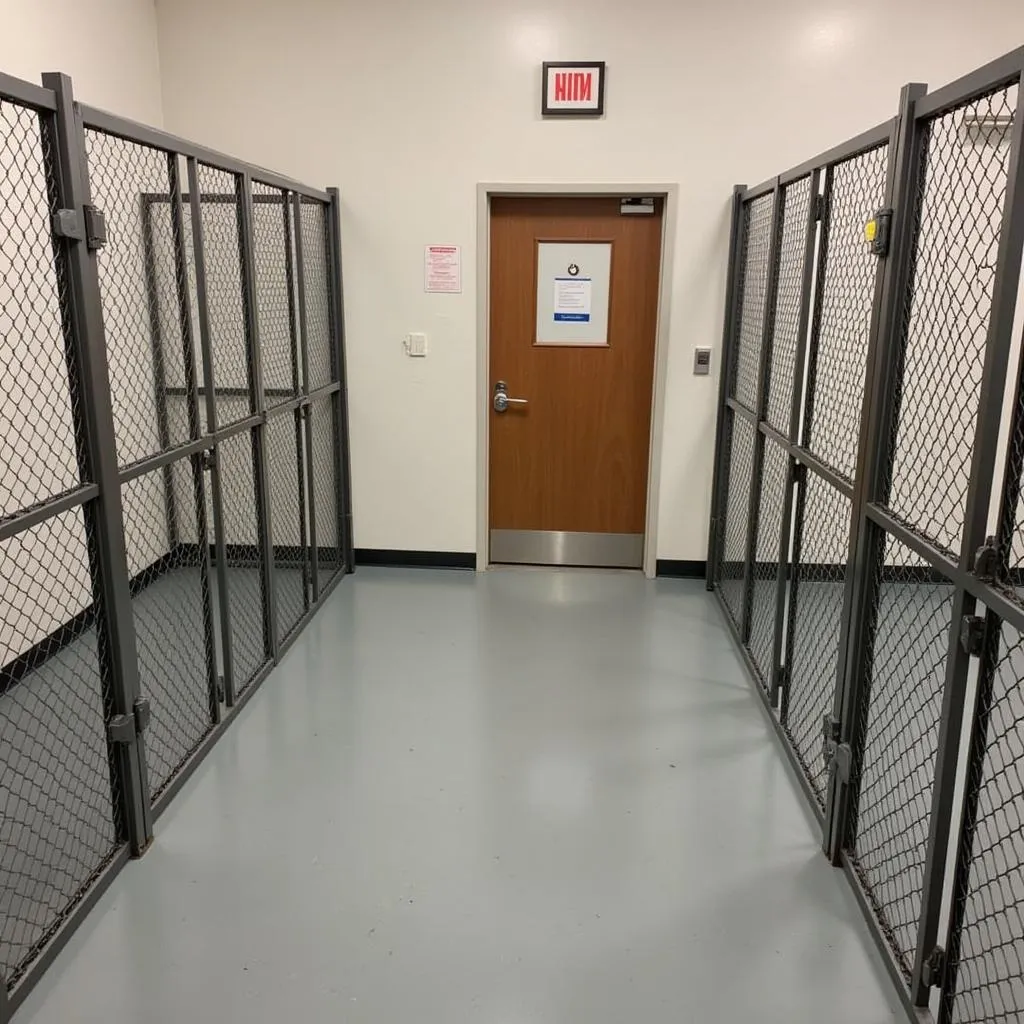 Spacious and clean kennels at the Humane Society Redding CA