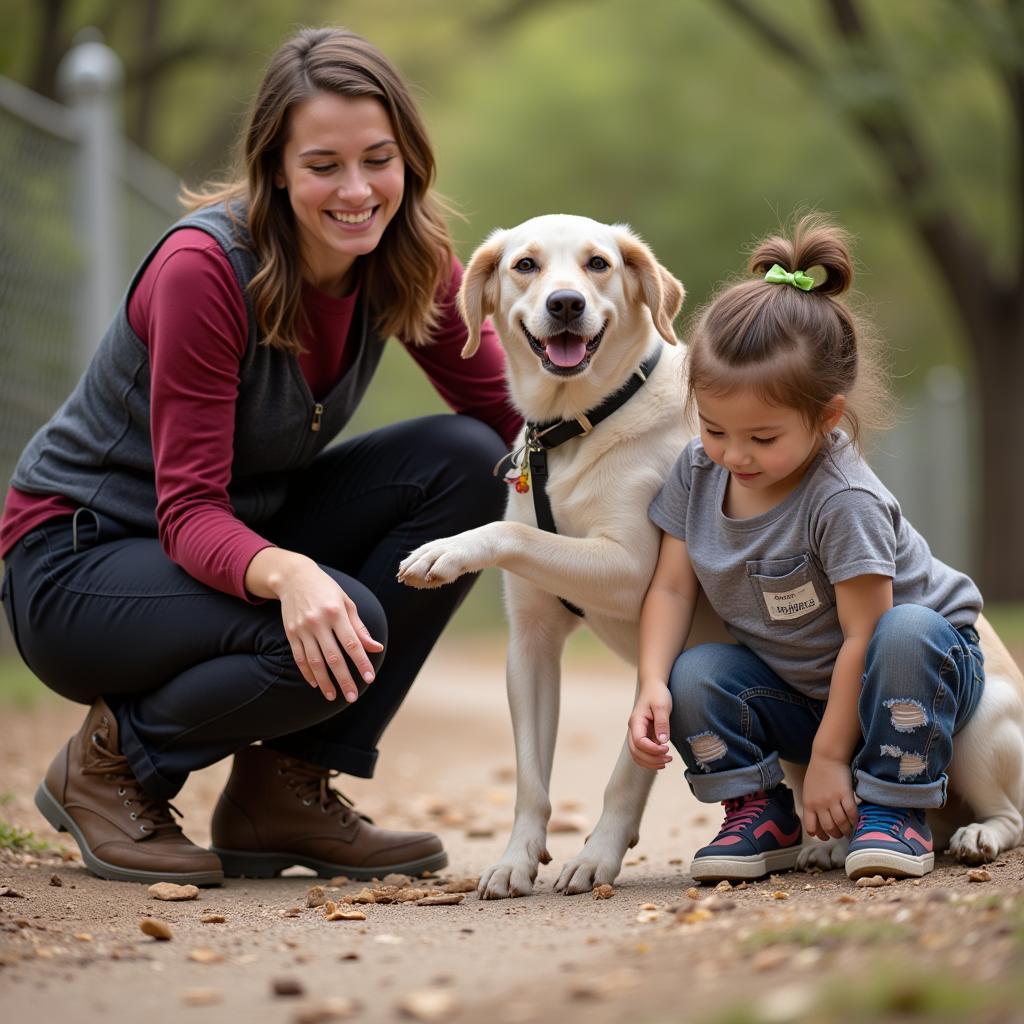 Volunteering at Humane Society of San Marcos Texas