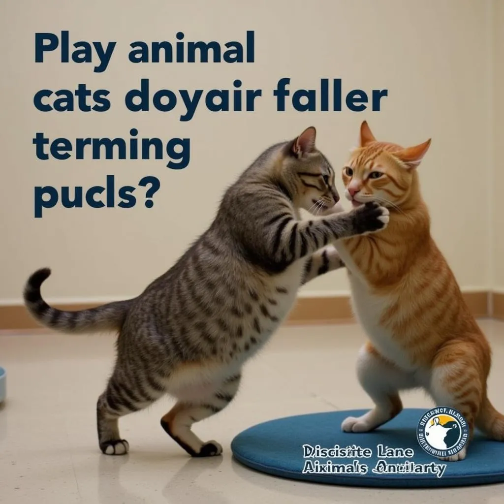 Cats playing at the Humane Society of Sebring FL