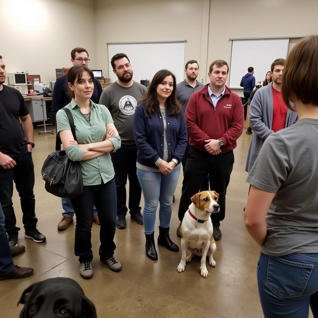 Humane Society of Sioux Falls volunteer training session