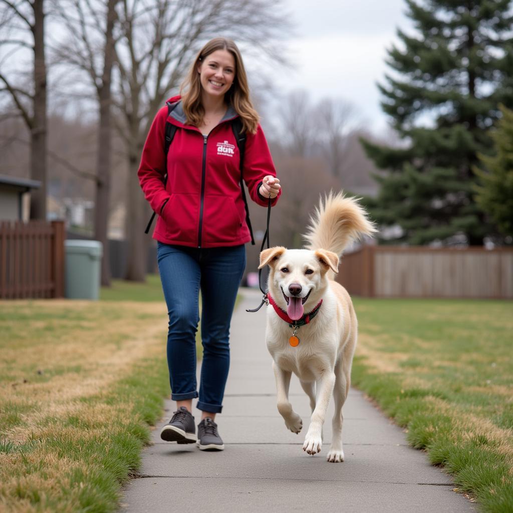 Humane Society SW WA Volunteer Dog Walking