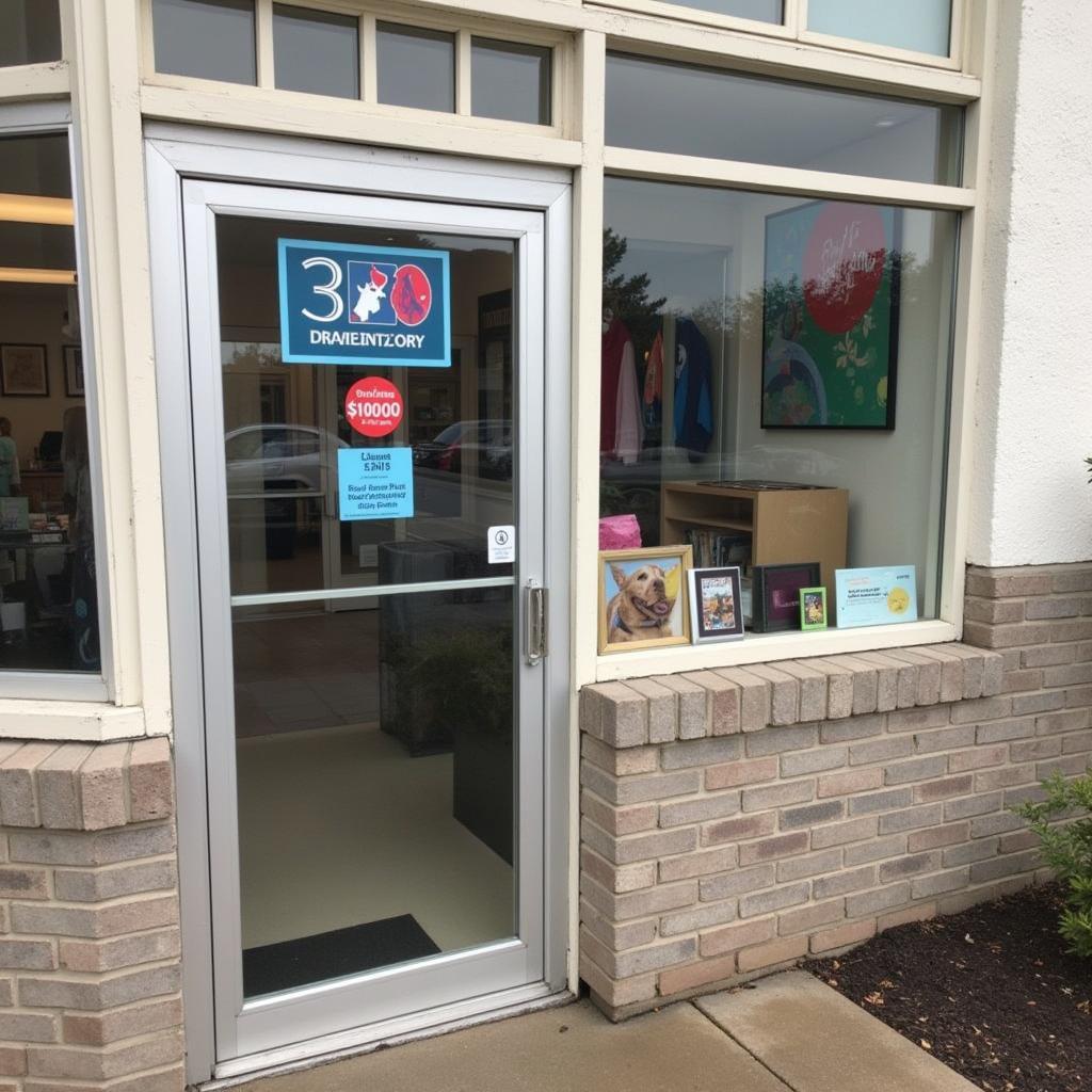  A drop-off area designated for donations at the Humane Society Thrift Store in Lebanon, PA, where community members can contribute gently used items to support the shelter's mission.