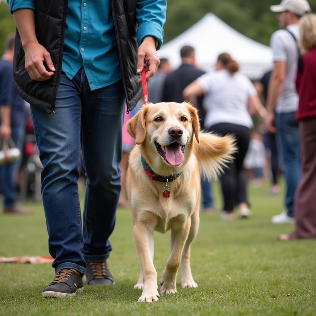 Humane Society Walk Dog Adoption