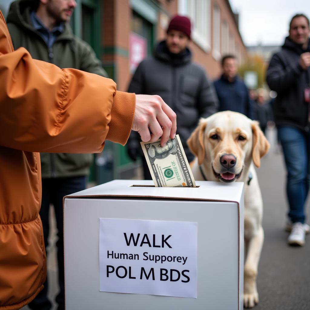 Humane Society Walk Donation