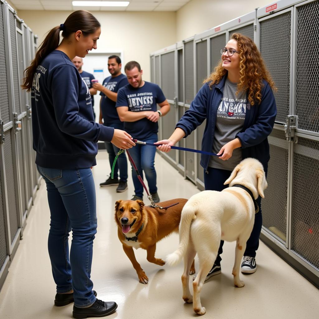 Volunteering at the Humane Society Waseca MN