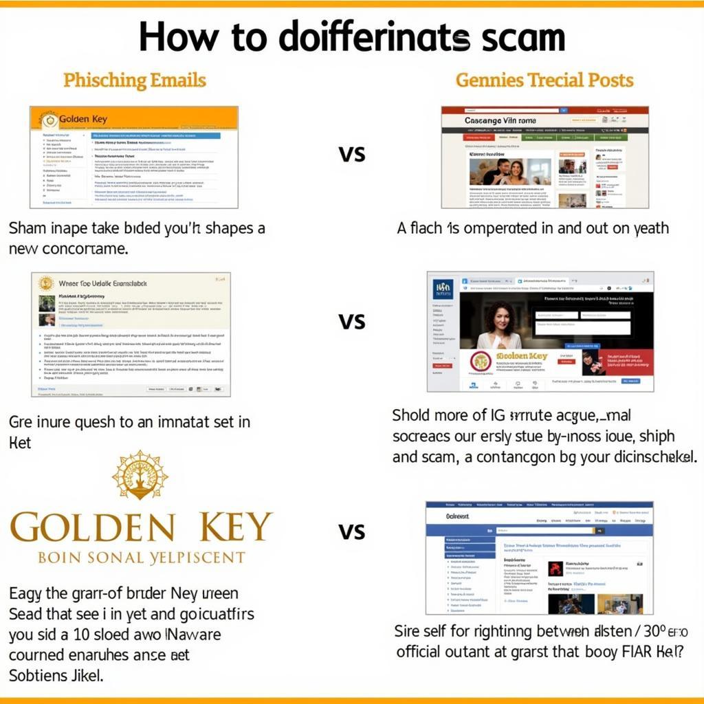 Identifying Golden Key Scams