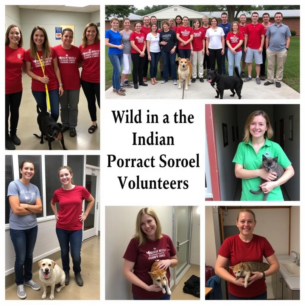 Volunteers at the Indian River Humane Society