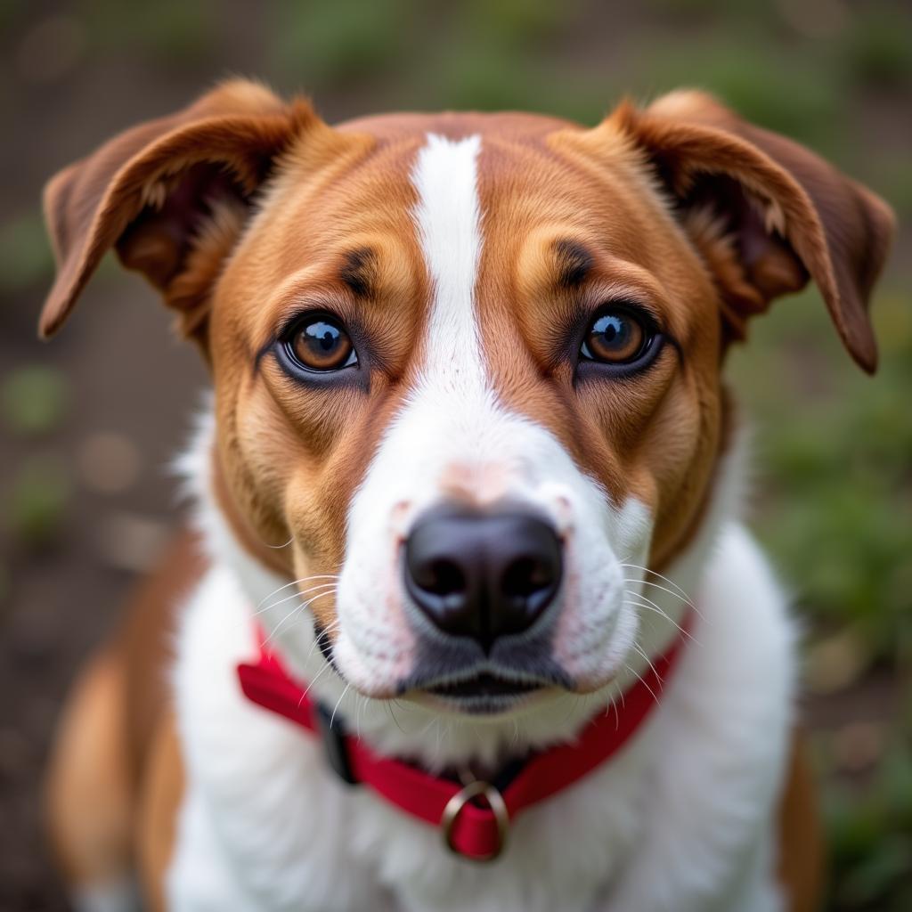 A heartwarming portrait of a dog at the Indiana County Humane Society