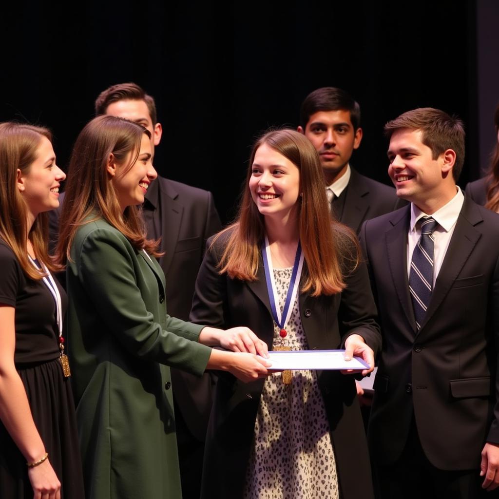 Thespian Society Induction Ceremony